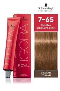 Igora Royal 7-65 Kumral-Çikolata Altın Saç Boyası 60ml