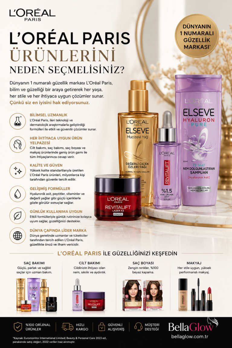 Neden L’Oréal Paris Ürünlerini Tercih Etmelisiniz?